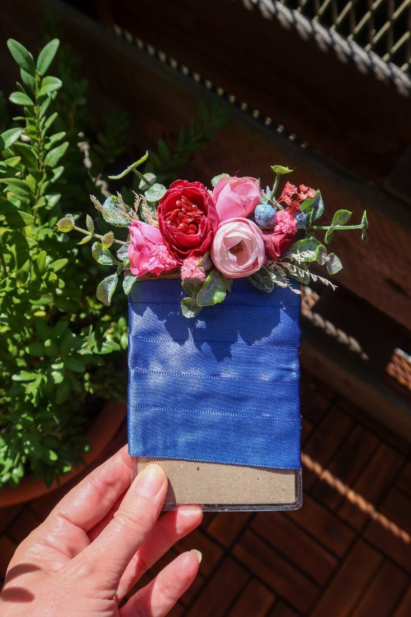 Korsáž do kapsy Rose Blue - Image 2